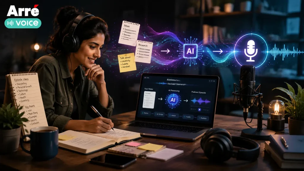 AI Podcast Generator - Turn Notes Into Podcasts With AI