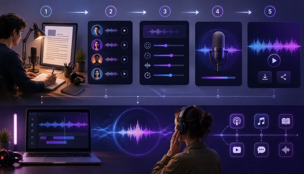 How To Convert Text Into Voice Using AI?
