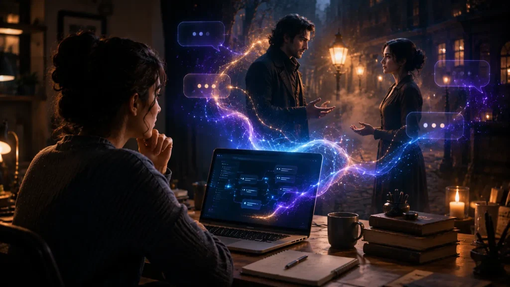AI Dialogue Generator for Storytelling