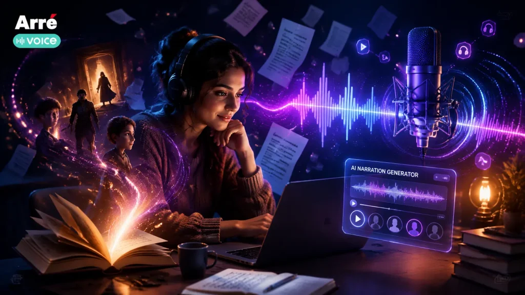 AI Narration Generator: Create Human-Like Voice Stories With AI