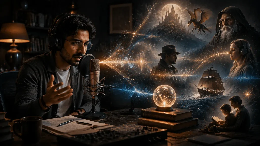 AI Story Narration for Audio Story Creators