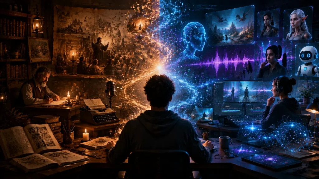 AI Storytelling vs Traditional Storytelling