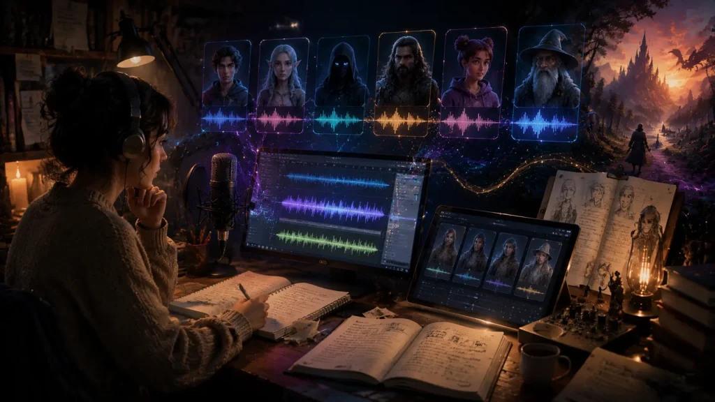 AI Voice Characters for Fiction Creators