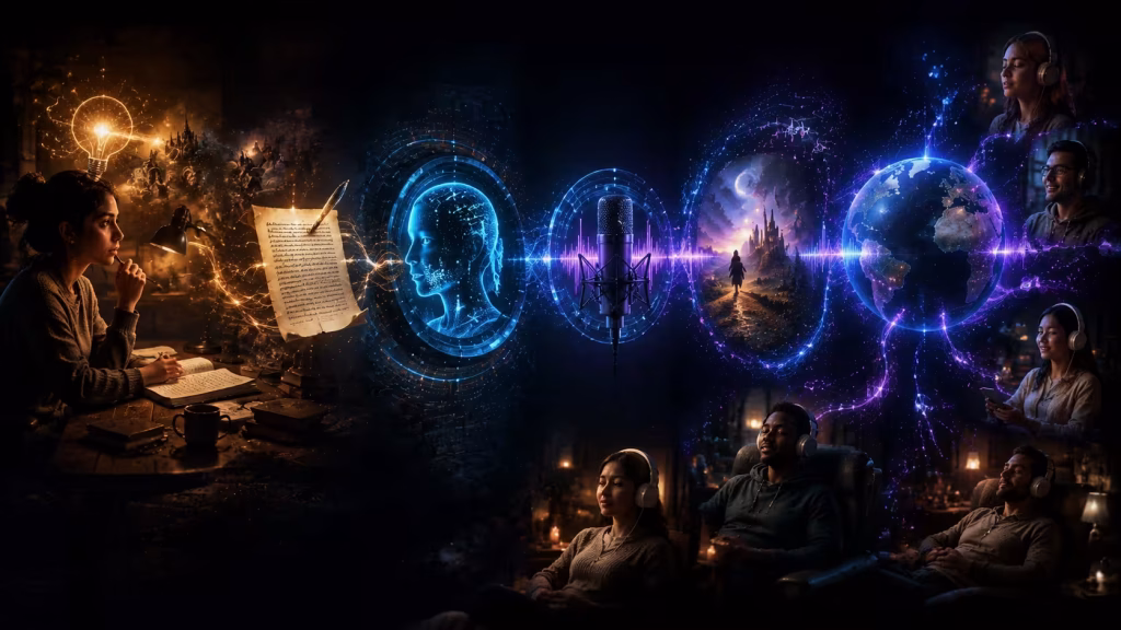 AI Voice Generator for Audio Storytelling