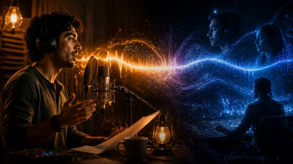 AI Voice Technology vs Human Voice Recording