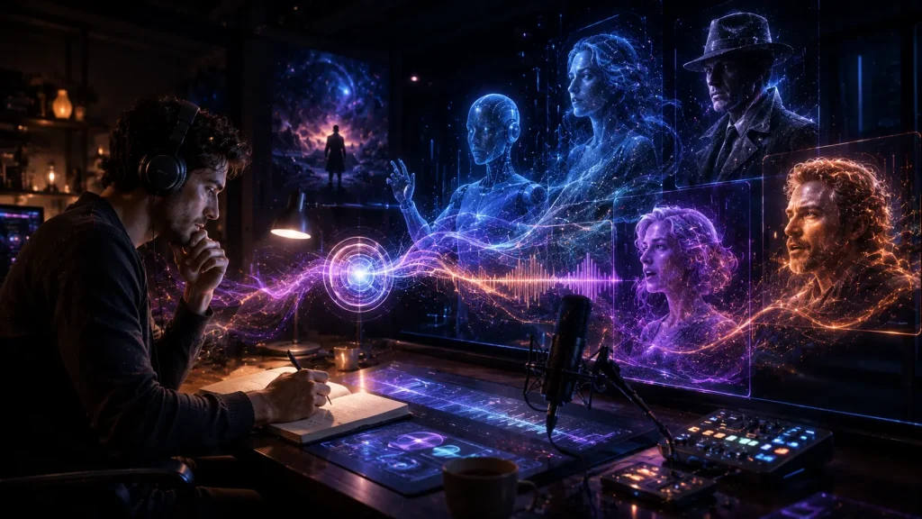 How AI Is Transforming Audio Drama Podcasts