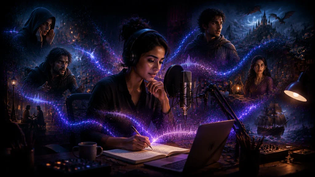 How Creators Can Use AI Voice Technology for Audio Storytelling