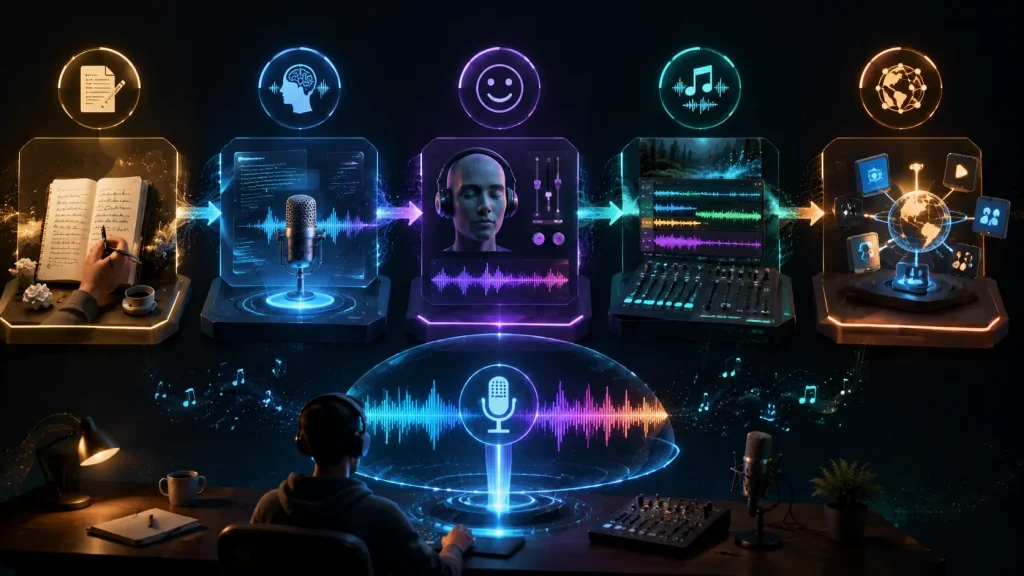 How Does AI Voice Technology Create Audio Stories