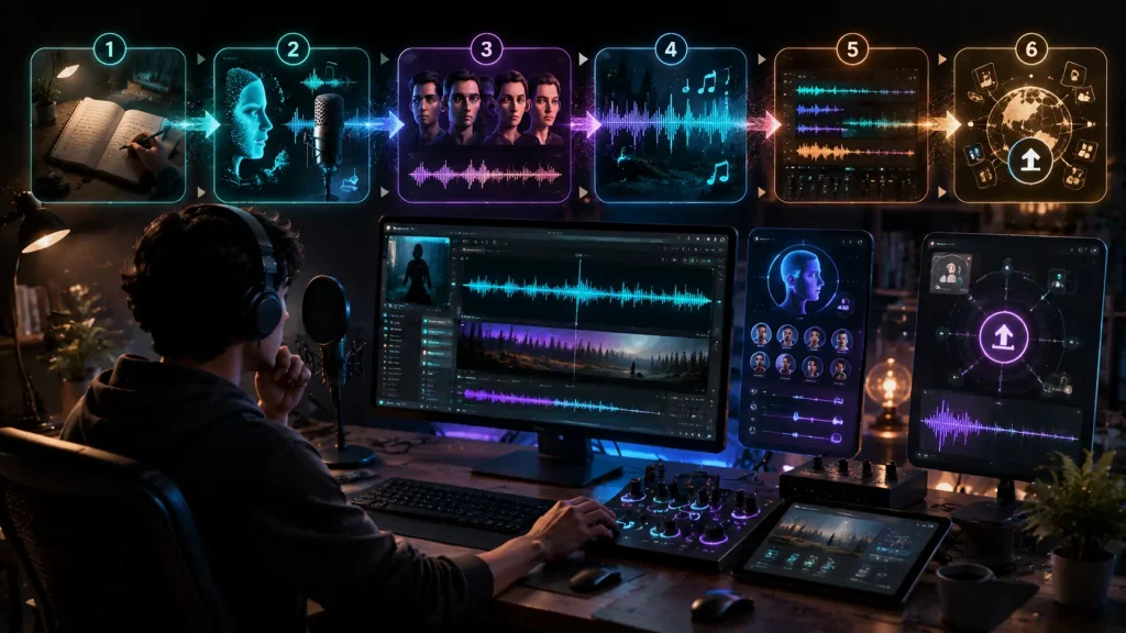 How to Create Audio Stories Using AI: Step-by-Step Guide