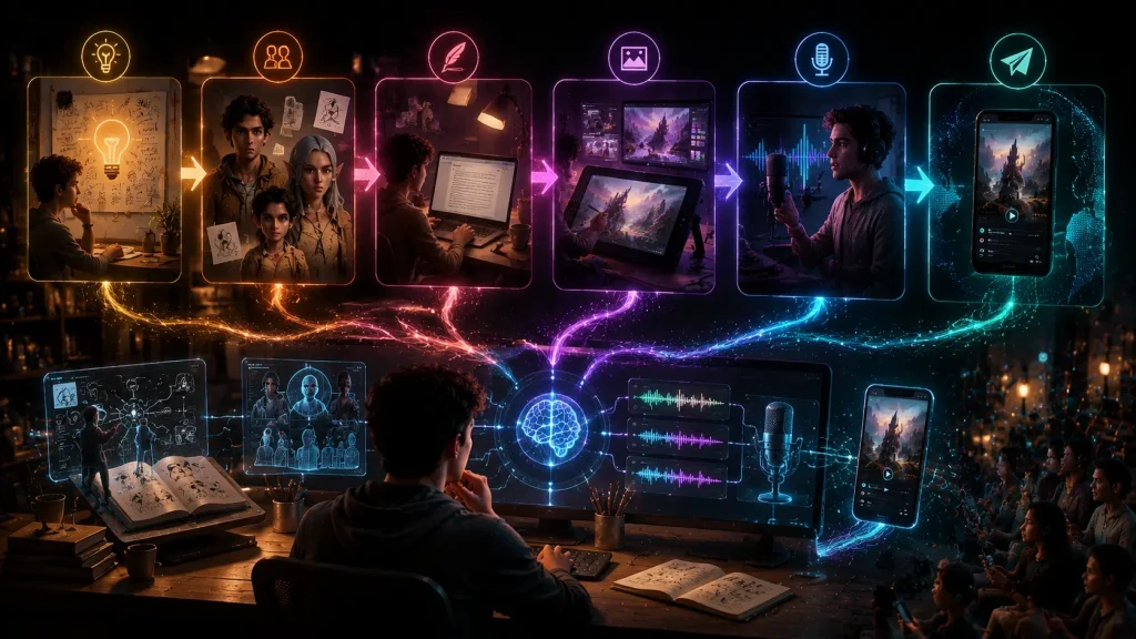 How to Create a Story Using AI Tools