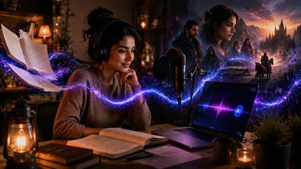 How to Create a Voice Story Using an AI Narration Generator
