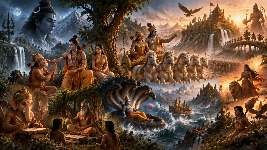 Famous Indian Mythological Stories and Their Lessons