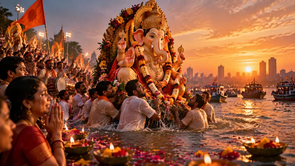 Ganesh Visarjan and Anant Chaturdashi