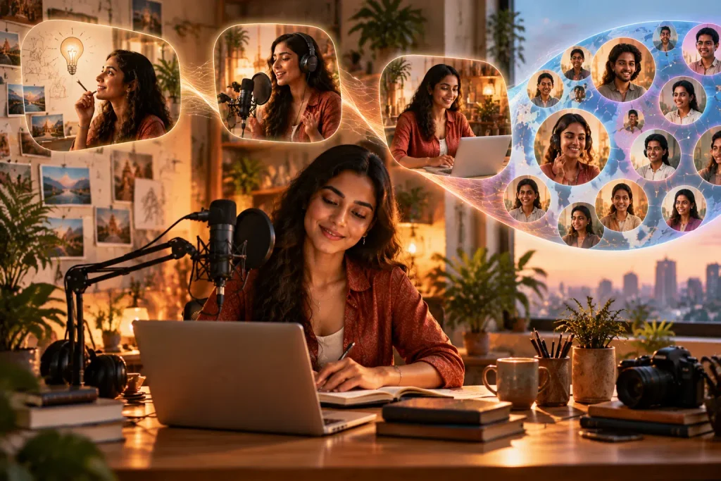 How Digital Creators Build Their Online Identity
