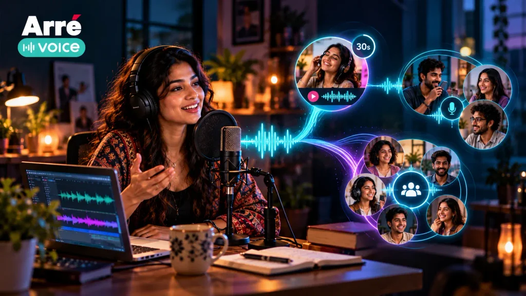 How Can Creators Use Arré Voice to Publish Audio Content
