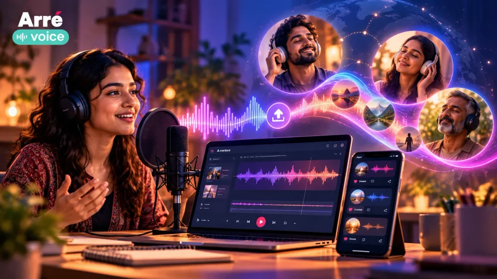 How Can You Share Voice-Based Digital Stories on Arré Voice