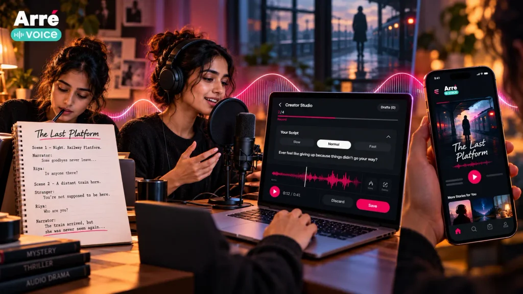 How Can You Turn an Audio Drama Script Into a Voice Story with arre voice