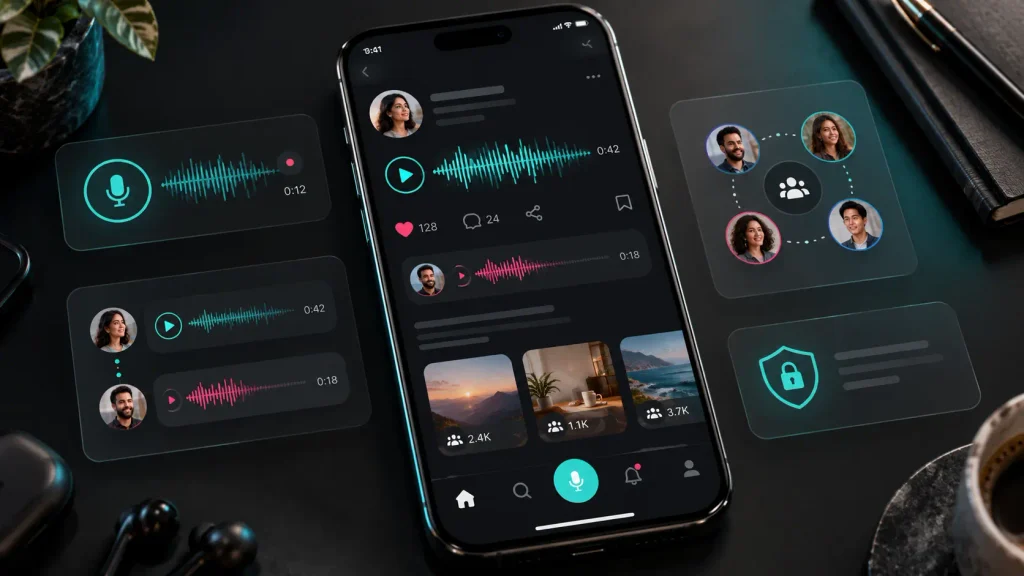 What Are the Main Features of Voice-Based Social Media Apps